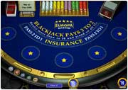 Stanza Blackjack online Europa Casino