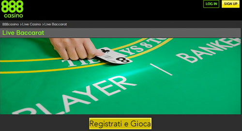 Baccarat Live 888.it Baccarat Live 888.it