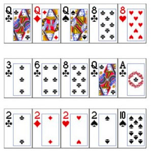 Combinazioni: Full - Colore - Poker