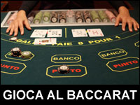 Strategia del Banco al Baccarat Strategia del Banco al Baccarat